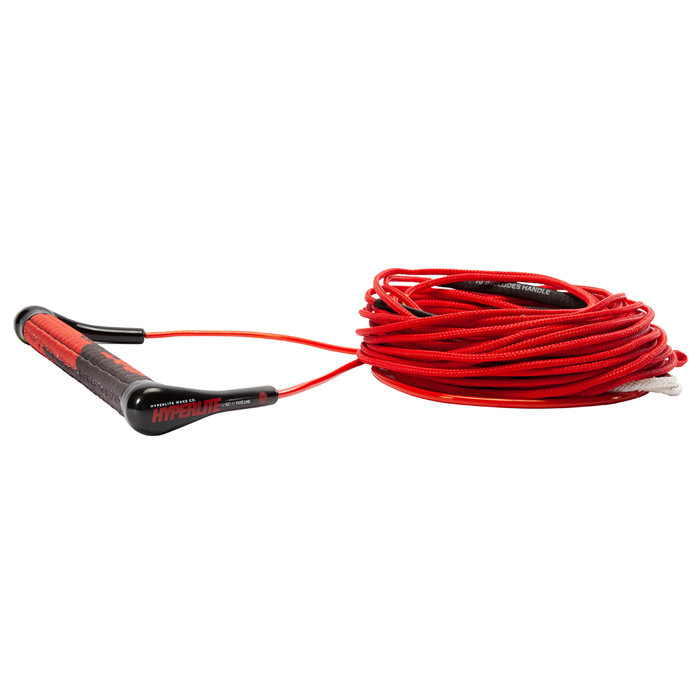 Hyperlite SG w/ 70' Fuse Line (Red) Wakeboard Rope \u0026 Handle Combo